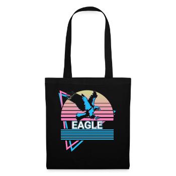Eagle Retro Gift - Tote Bag - black - Front