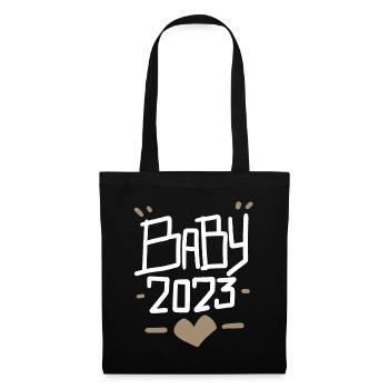 Pregnancy Pregnant Baby 2023 - Tote Bag - black - Front
