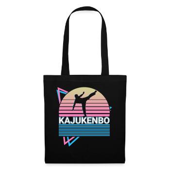 Kajukenbo Hawaiianische Kampfkunst Retro Geschenk - Stoffbeutel - Schwarz - Vorne
