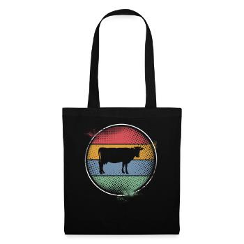 Cow - Tote Bag - black - Front