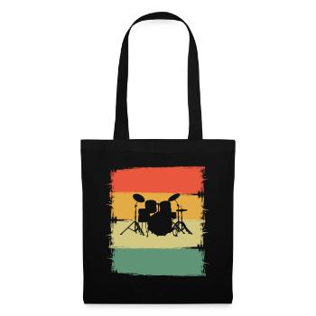 Percussion - Sac en tissu - noir - Devant