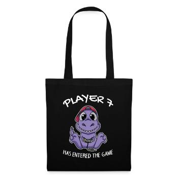 Player 7 has entered the game Baby - Tote Bag - black - Front