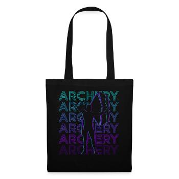 Archery Archer Retro Gift - Tote Bag - black - Front