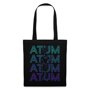 Atum Dieu égyptien Egypte ancienne Rétro Cadeau - Sac en tissu - noir - Devant