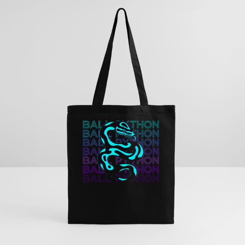 Kugelpython Schlange Retro Geschenk Stoffbeutel