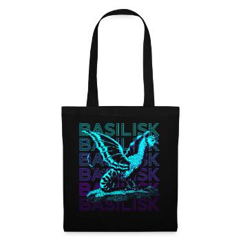 Basilisk Retro Cadeau - Sac en tissu - noir - Devant