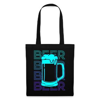 Beer Retro Gift - Tote Bag - black - Front