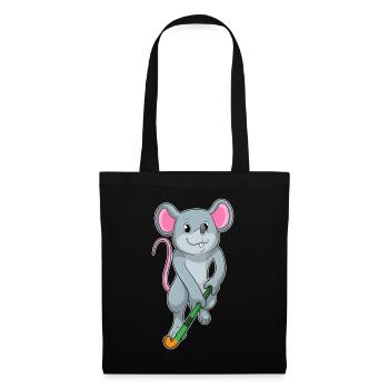 Bâton de hockey sur gazon Rat - Sac en tissu - noir - Devant