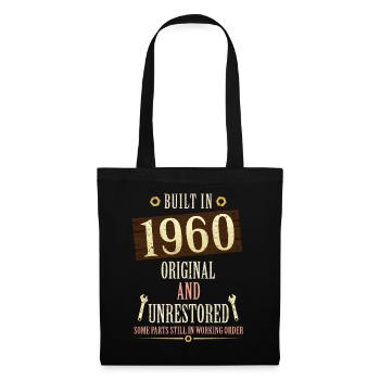 Construit dans l’original de 1960 et non restauré - Sac en tissu - noir - Devant