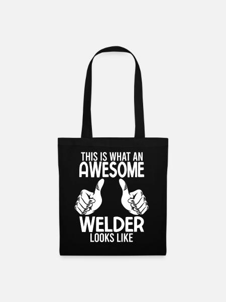 Funny Welder Welder Gift - Tote Bag - black
