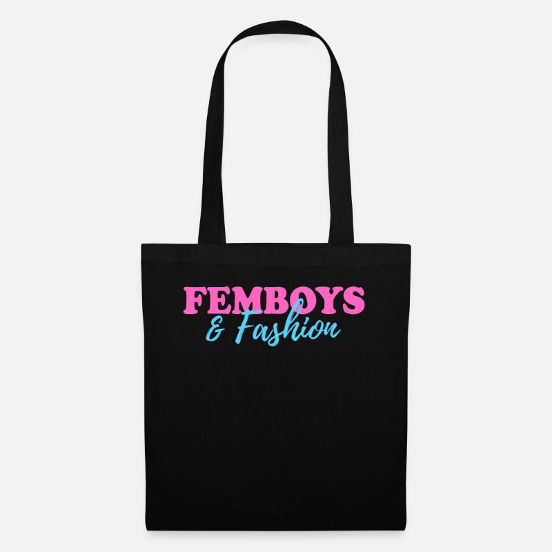 Femboy-Geschenk - Stoffbeutel - Schwarz