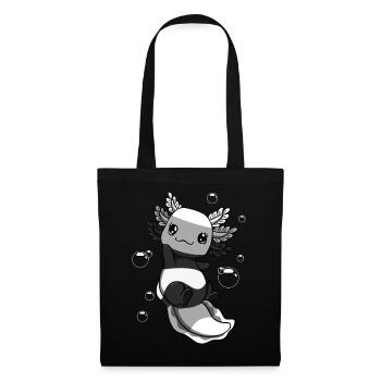 Drapeau allosexuel axolotl Bunch Kawaii - Sac en tissu - noir - Devant