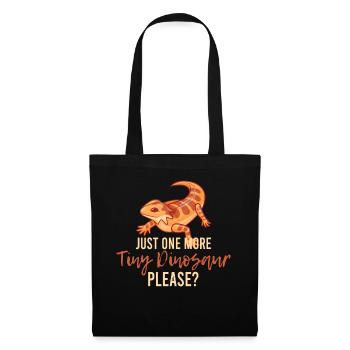 Funny bearded dragon - Tote Bag - black - Front