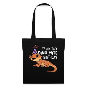 Funny bearded dragon - Tote Bag - black - Front