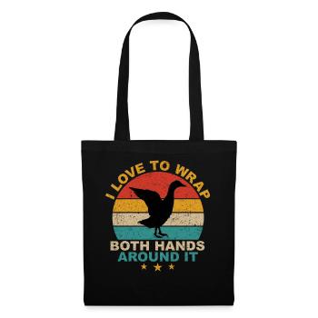 Funny Funny Duck Hunt under - Tote Bag - black - Front