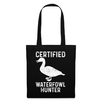 Drôle de chasse au canard - Sac en tissu - noir - Devant