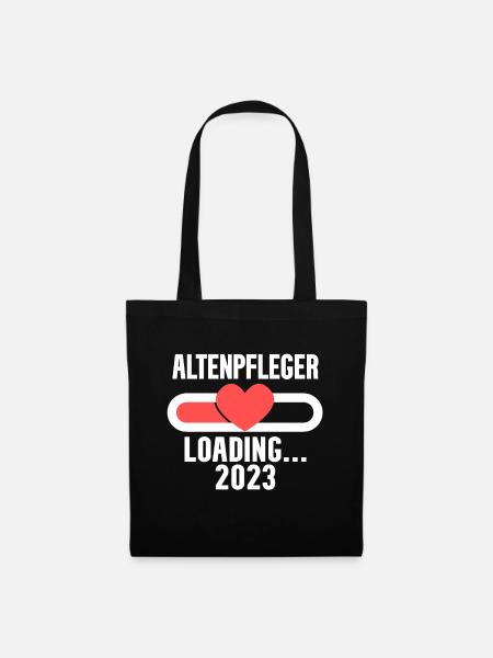 Altenpfleger 2023 Loading - Stoffbeutel - Schwarz