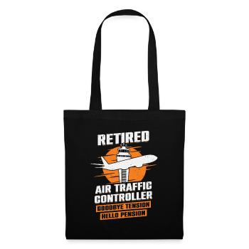 Air Traffic Controller Pension Air Traffic Controller Gift - Tote Bag - black - Front
