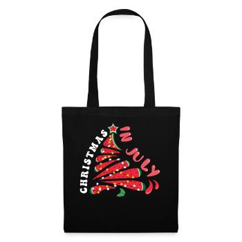 Beach Christmas Watermelon July Summer 2022 - Stoffbeutel - Schwarz - Vorne