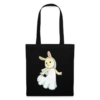 bunny bride veil wedding - Tote Bag - black - Front