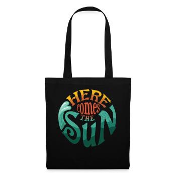 Comes Sun Beach 2022 Tropical Hello Summer - Stoffbeutel - Schwarz - Vorne