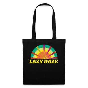 Beach 2022 Daze Lazy Tropical Hello Summer - Tote Bag - black - Front