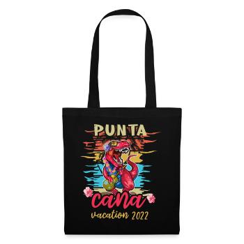 Punta Cana Vacances 2022 Tropical Hello Summer - Sac en tissu - noir - Devant