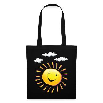 Smile Sun Cute Beach 2022 Tropical Hello Summer - Stoffbeutel - Schwarz - Vorne