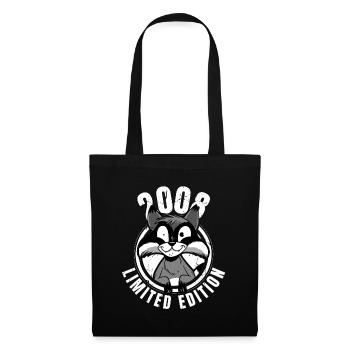 Édition limitée 2008 Crazy Raccoon Raccoon - Sac en tissu - noir - Devant