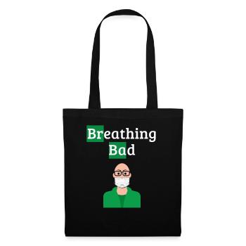 Breathing Bad - Humour covid - Sac en tissu - noir - Devant
