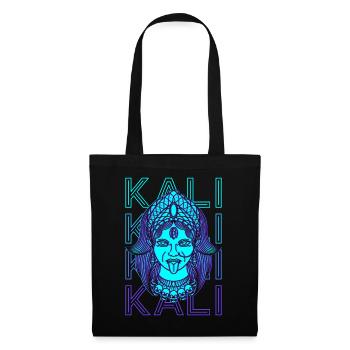 Kali Déesse hindoue Ancienne déesse Mythologie hindoue - Sac en tissu - noir - Devant