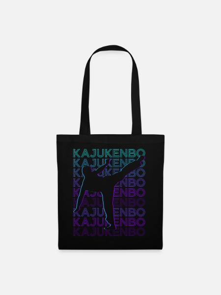 Kajukenbo Retro - Stoffbeutel - Schwarz