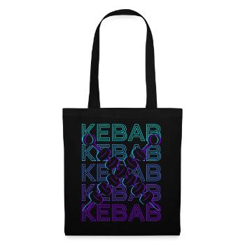 Doner kebab kebab kebab retro - Tote Bag - black - Front