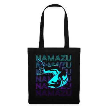 Namazu Earthshaker Mythologie japonaise Poisson-chat - Sac en tissu - noir - Devant
