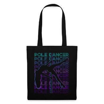 Pole Dancer Pole Dance Retro - Tote Bag - black - Front