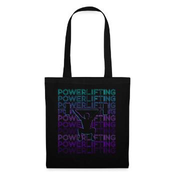 Power Triathlon Powerlifter Rétro - Sac en tissu - noir - Devant