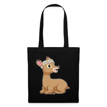 Deer Daisies - Tote Bag - black - Front