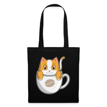 Cat Coffee Mug - Tote Bag - black - Front