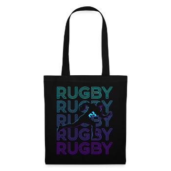 Rugby Player Retro - Tote Bag - black - Front