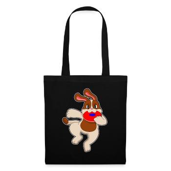 Frisbee chien - Sac en tissu - noir - Devant