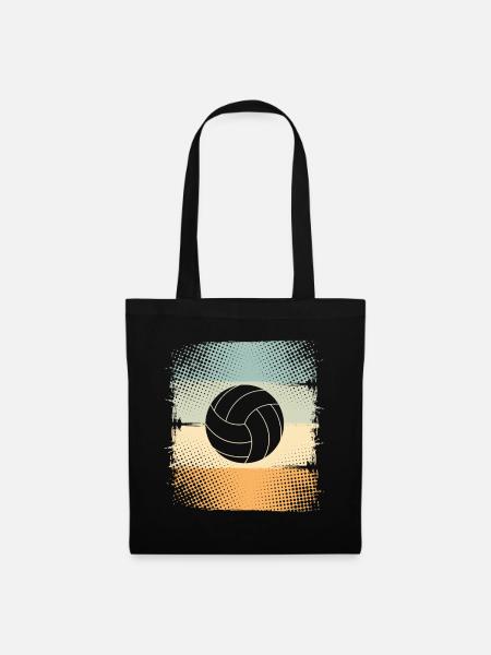 Volleyball - Stoffbeutel - Schwarz