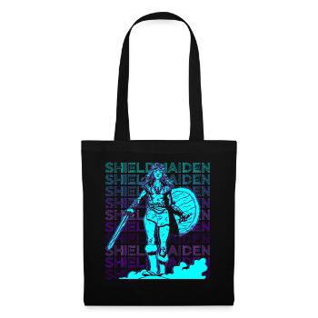 Shieldmaiden Shieldmaid Viking Nordic Mytholo - Sac en tissu - noir - Devant