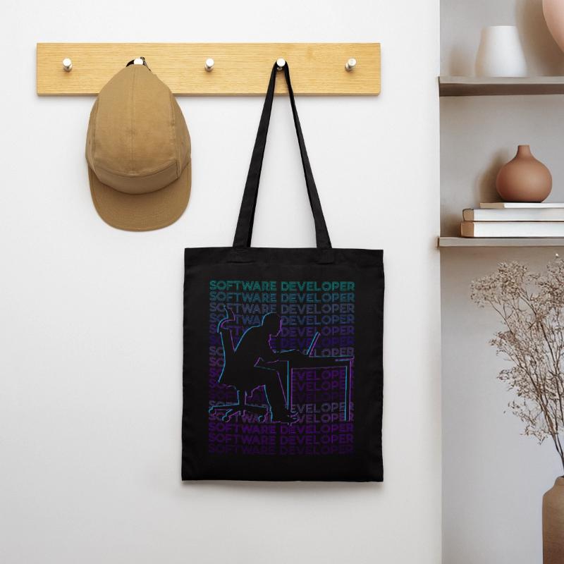 Software Developer Software Development Retro Tote Bag