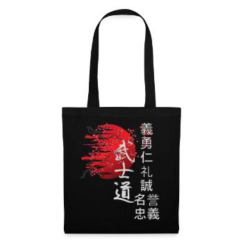 Japan Vintage Japanese Streetwear - Tote Bag - black - Front