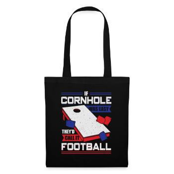 Cornhole Bean Bag Sport Sackhole Player Cadeau - Sac en tissu - noir - Devant