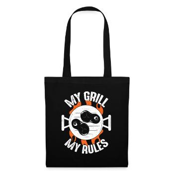 Grill BBQ BBQ Bbq Grill Grill Master Gift - Tote Bag - black - Front