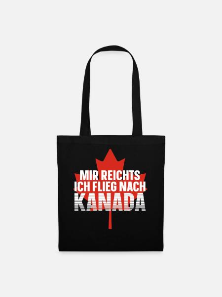 Kanada - Stoffbeutel - Schwarz