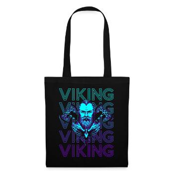 Viking Rétro - Sac en tissu - noir - Devant