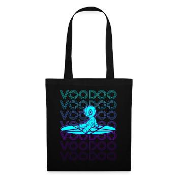 Voodoo Doll Pentagram Sorcellerie Rétro - Sac en tissu - noir - Devant