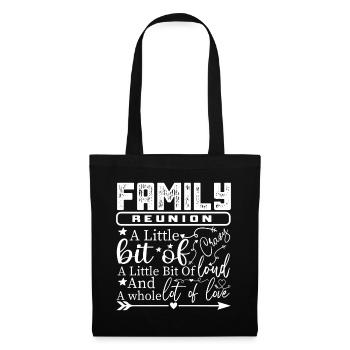 Réunion de famille un peu folle - Sac en tissu - noir - Devant